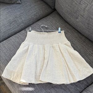 J. Crew Cream A-Line Skirt